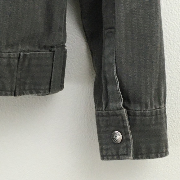 Faux Fur Collar Denim Jacket - Picture 7 of 14